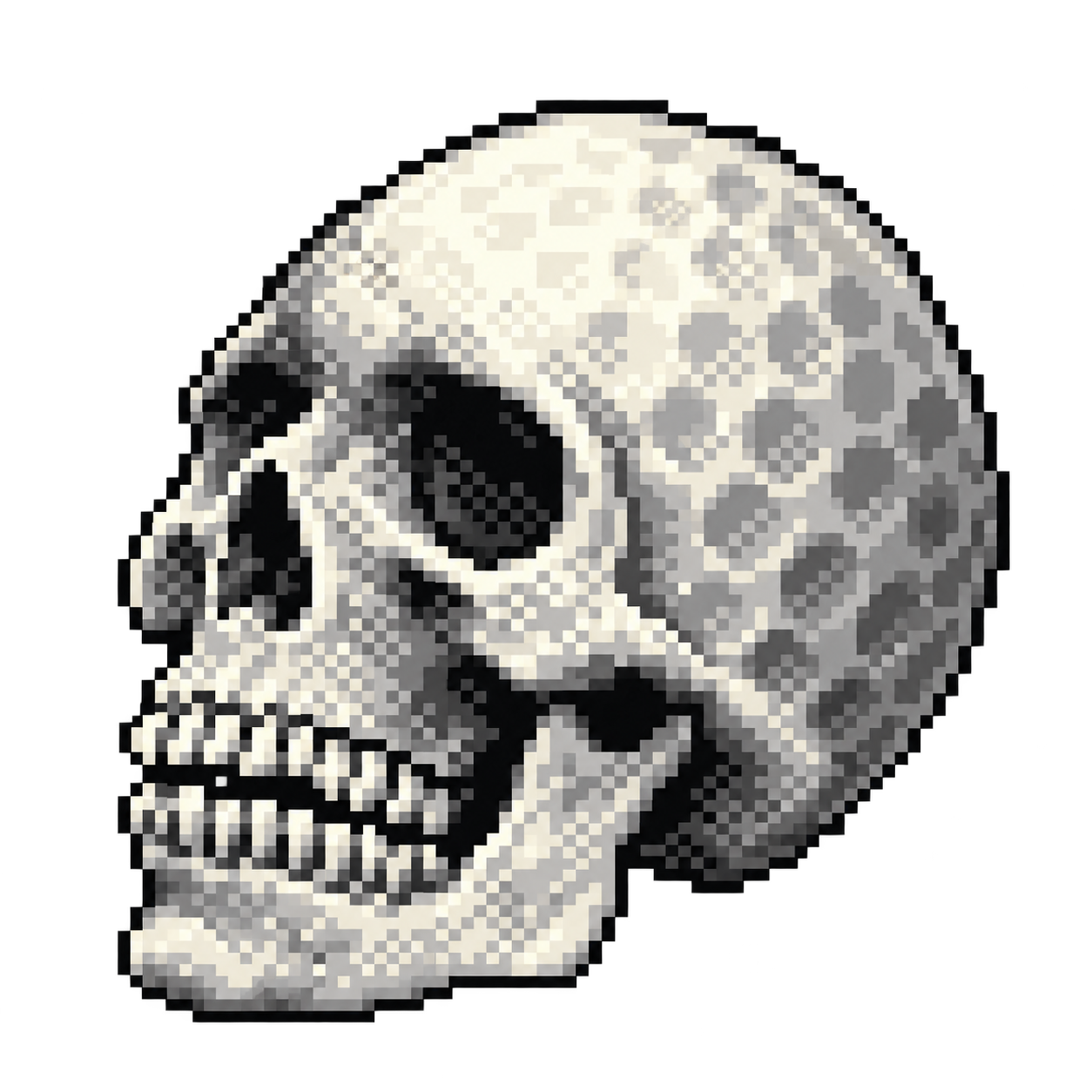 Golf-ball skull